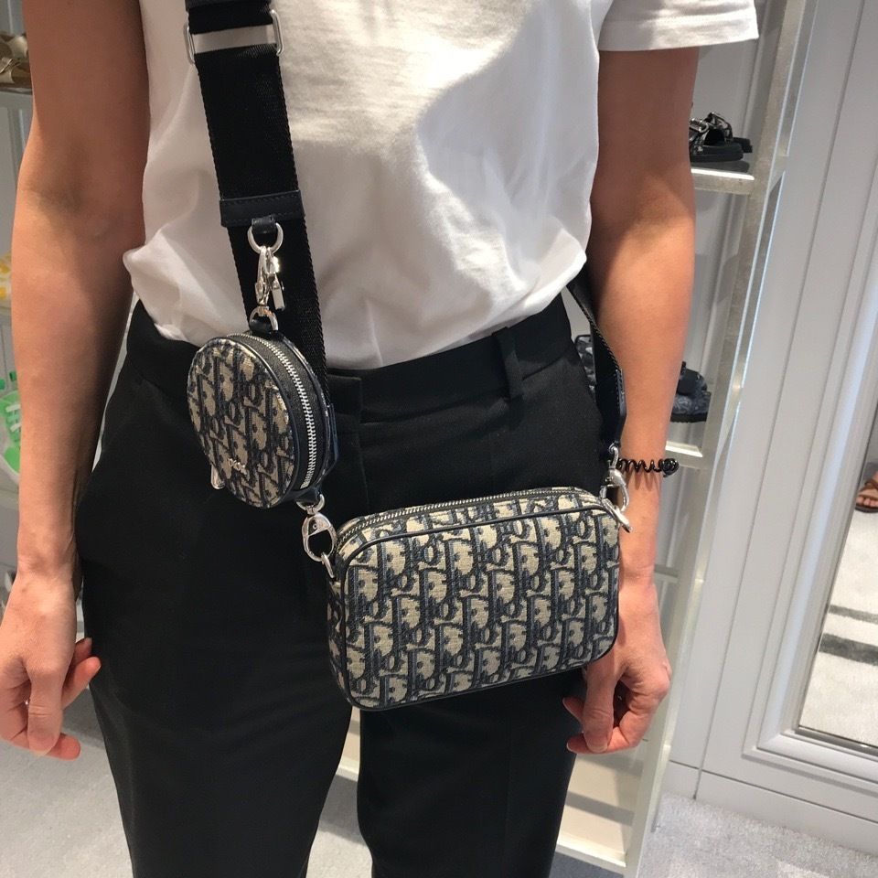 大人もOK♪【Dior】Small Multifunction Bag☆Oblique & Cannage (Dior