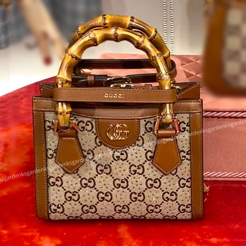 限定！GUCCI☆ダイアナ クリスタル ミニトートバッグ☆すぐ届く (GUCCI