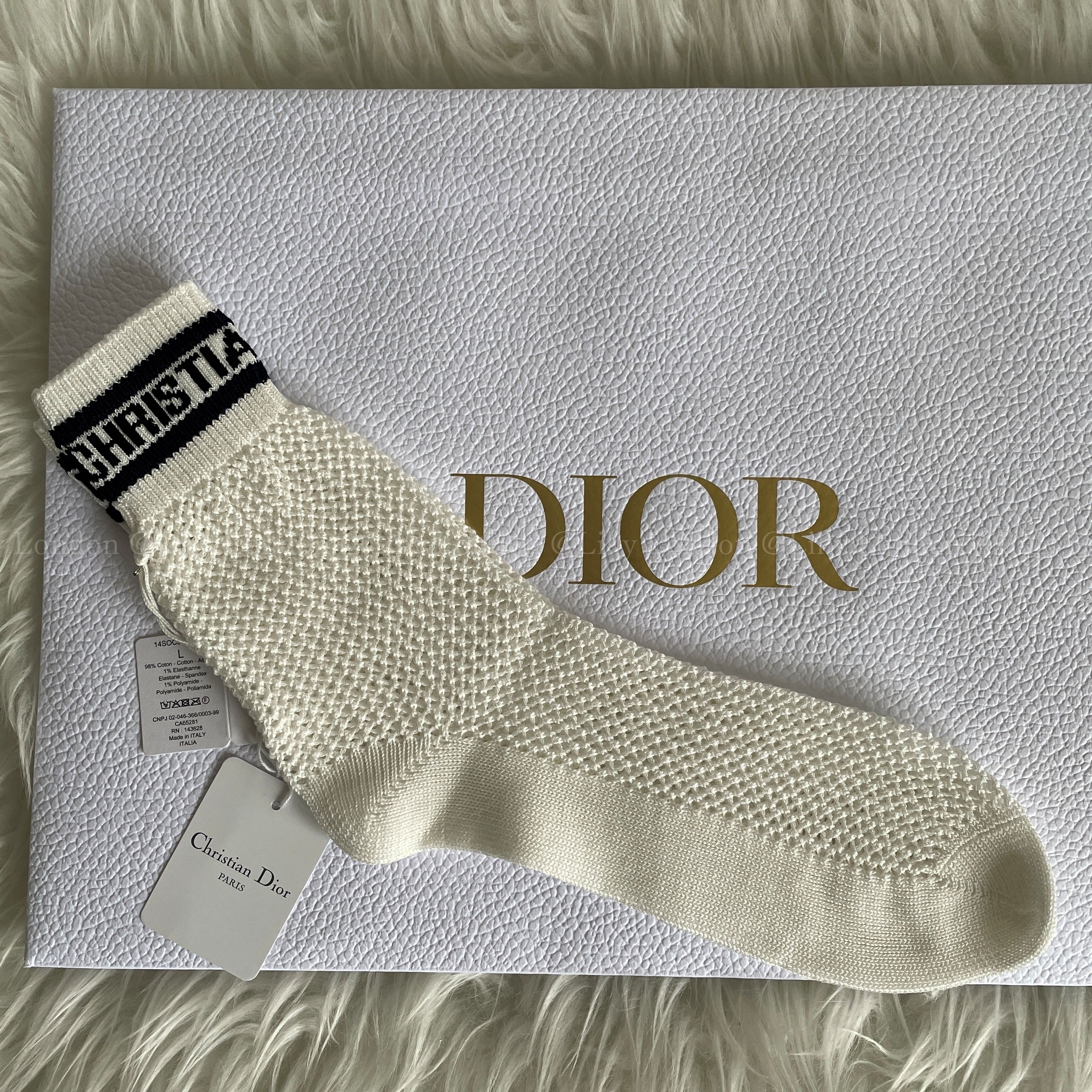 Dior ユニセックスOK♪ ディオール スポーティ ソックス (Dior/靴下