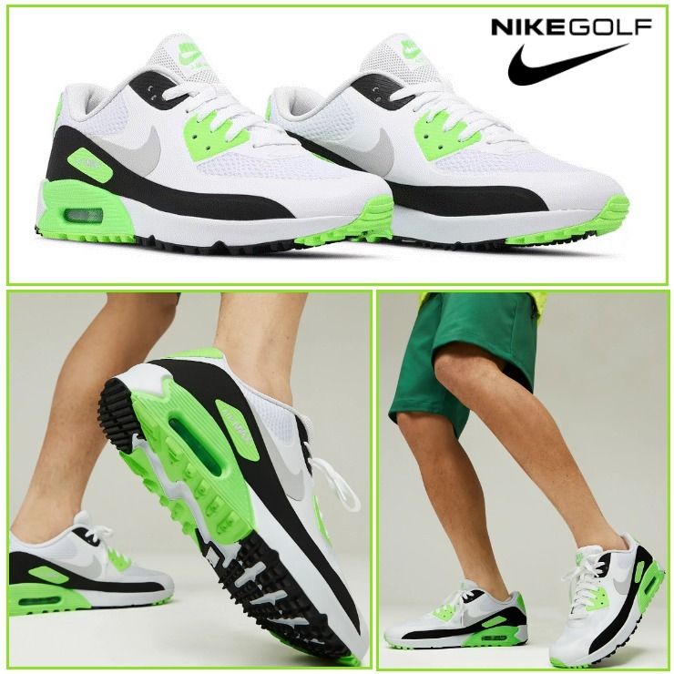 Nike ゴルフシューズ AIR MAX 90 GOLF FLASH LIME (Nike/シューズ