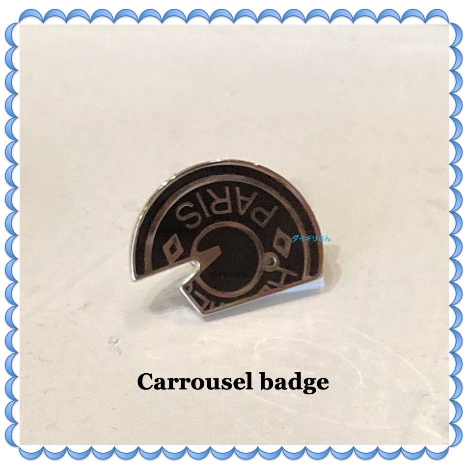 HERMES メンズ ピンバッジ Carrousel badge 直営店ラッピング (HERMES