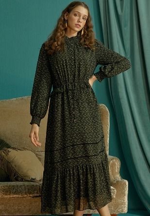 ANNA SUI [アナスイ]22FWアールヌーボーワンピース (ANNA SUI