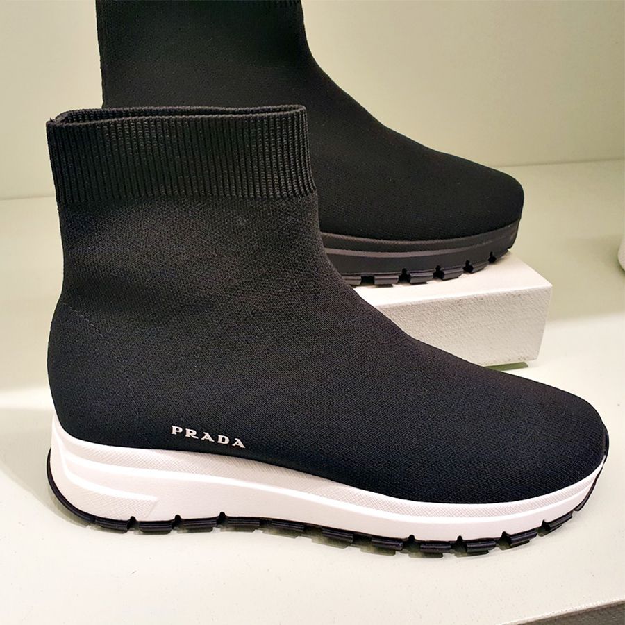 セール】PRADA☆プラダラバーロゴソックススニーカー☆1T715L (PRADA