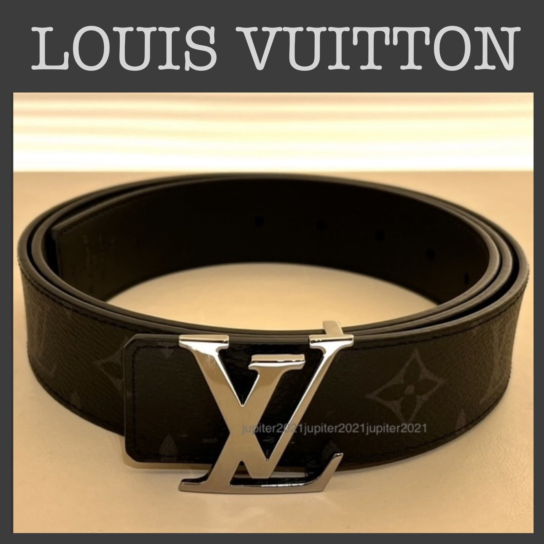 国内即発】ルイヴィトン モノグラム 35MM リバーシブルベルト (Louis