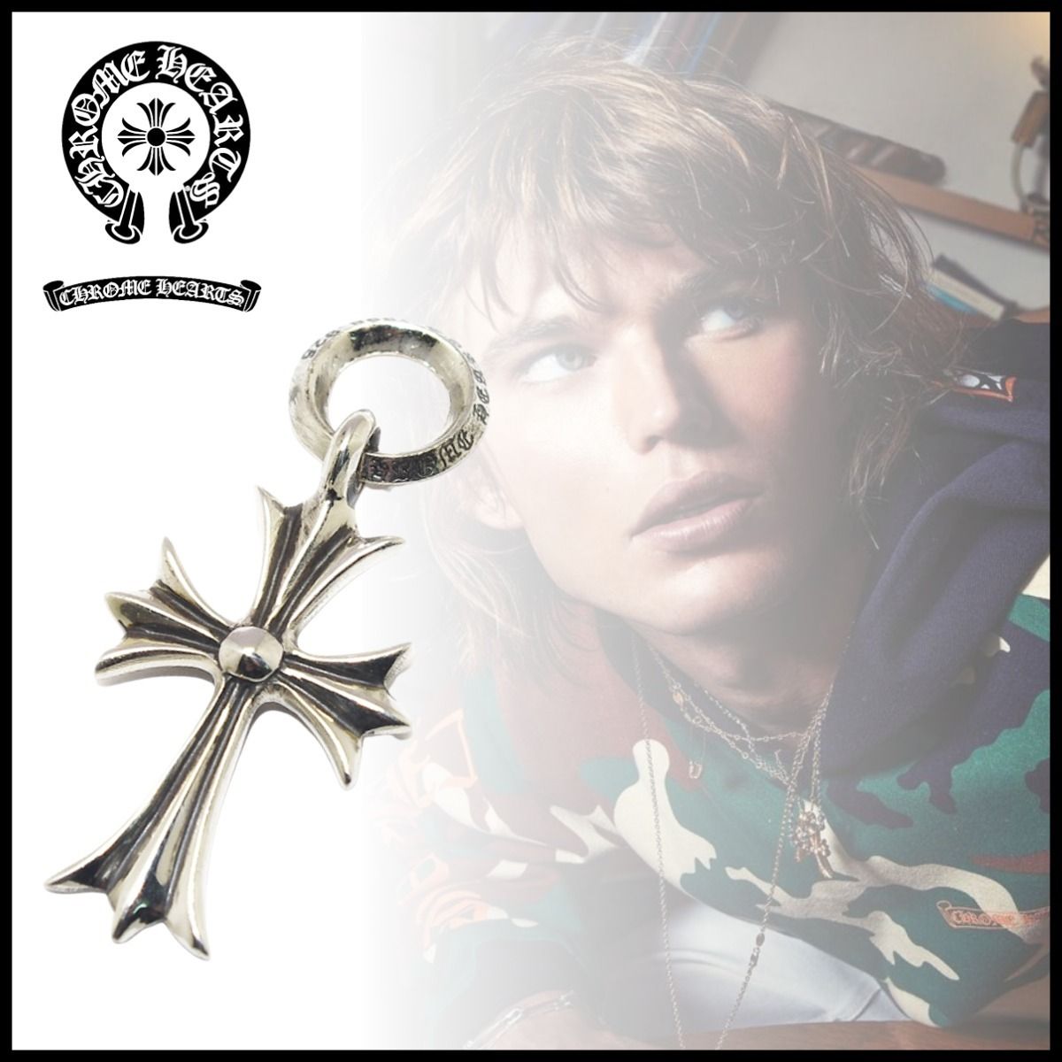 CHROME HEARTS(クロムハーツ)】タイニーCHクロスチャーム (CHROME