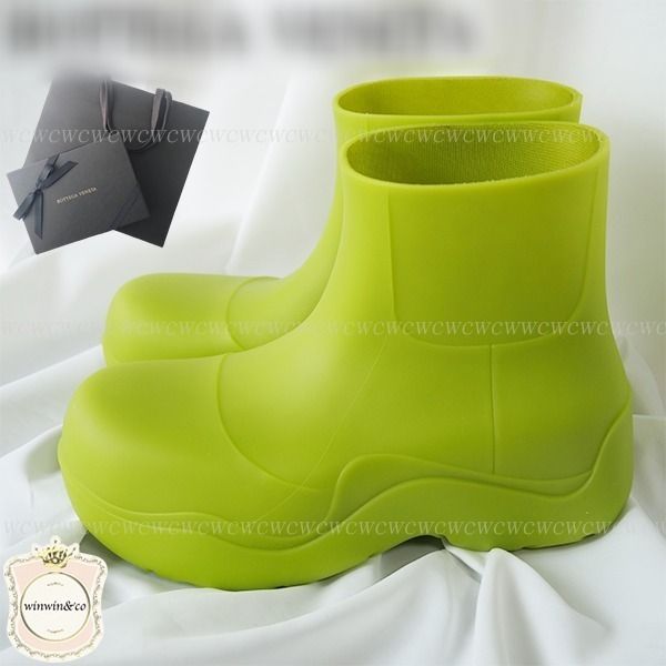 ボッテガヴェネタ ラバーブーツ ターコイズ ボッテガヴェネタ ラバー