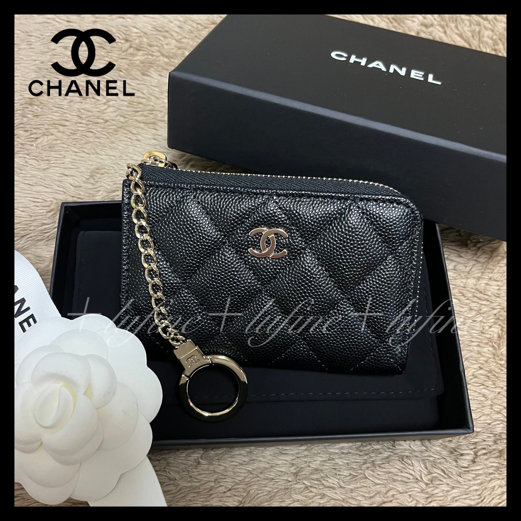 小銭も入る！プレゼントにもピッタリ♪】シャネル キーケース (CHANEL