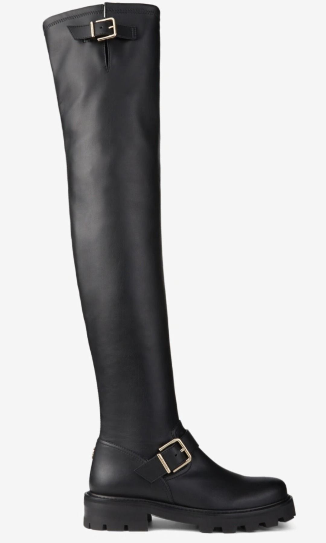 関税送料込 Jimmy Choo ジミーチュウ BikerII ニーハイブーツ (Jimmy