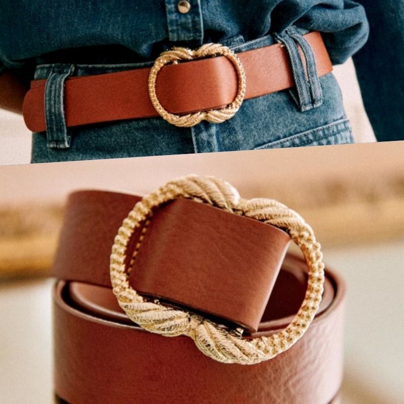 セザンヌ ☆ 本革 レザー ベルト (SEZANE/ベルト) 87107183【BUYMA】