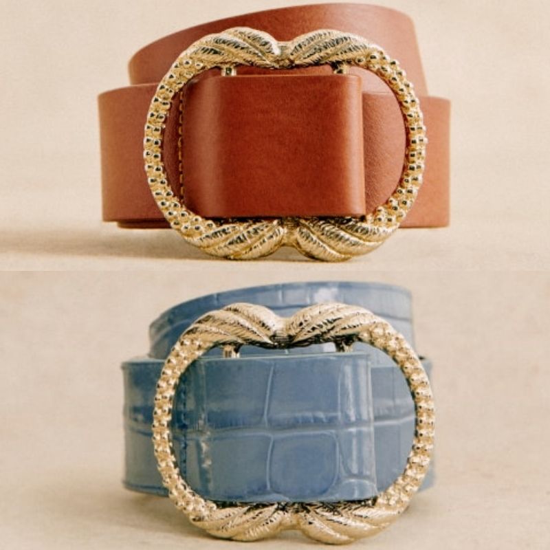 セザンヌ ☆ 本革 レザー ベルト (SEZANE/ベルト) 87107183【BUYMA】