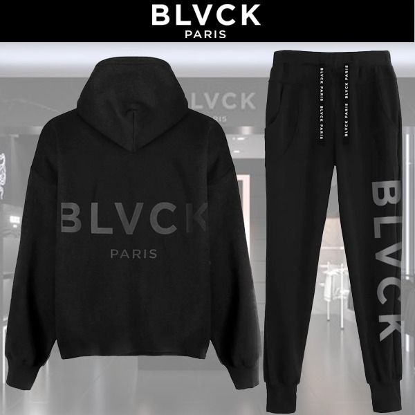 セット販売】BLVCK PARIS ユニセックスで着れる！セットアップ (BLVCK