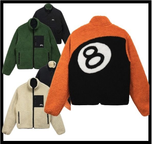 ☆送料・関税込☆STUSSY☆Stussy 8 Ball Sherpa Jacket☆ (STUSSY