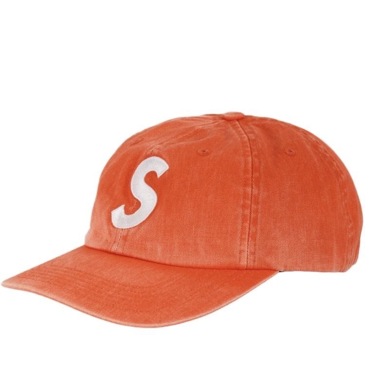 シュプリーム☆ピグメントプリントSロゴキャップ☆6-Panel (Supreme