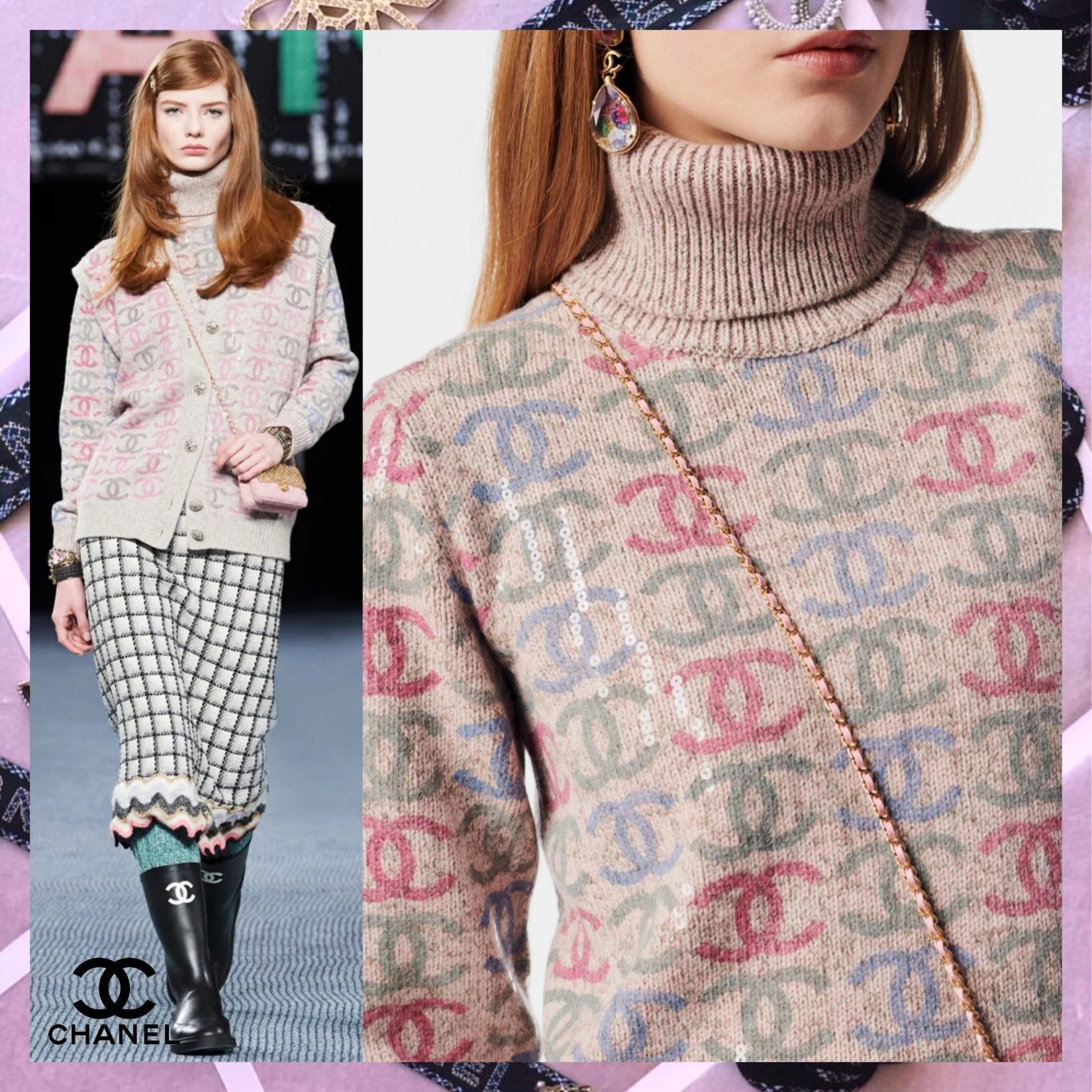 22AW☆すぐ届く！ 【CHANEL シャネル】 プルオーバー 長袖 税込