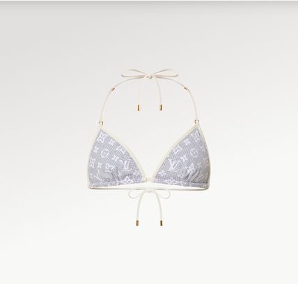 ビーチでオシャレを妥協しない！】ルイヴィトン ビキニ トップ (Louis