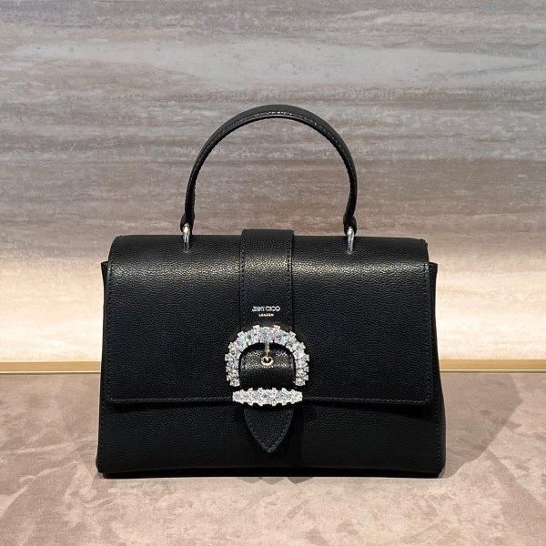 JIMMY CHOO ビジュークリスタル 2WAY トップハンドル (M) (Jimmy Choo