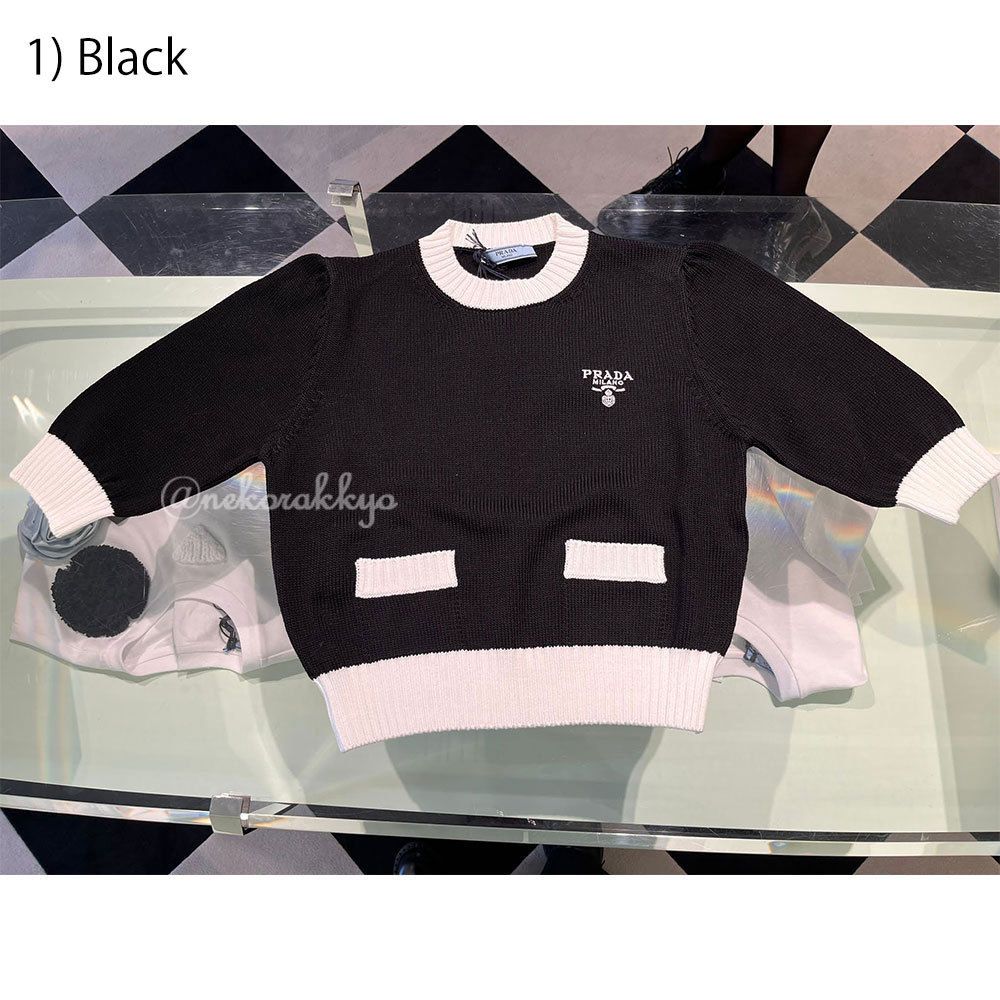 PRADA＊Cotton crew-neck sweater コットンセーター＊送料込 (PRADA