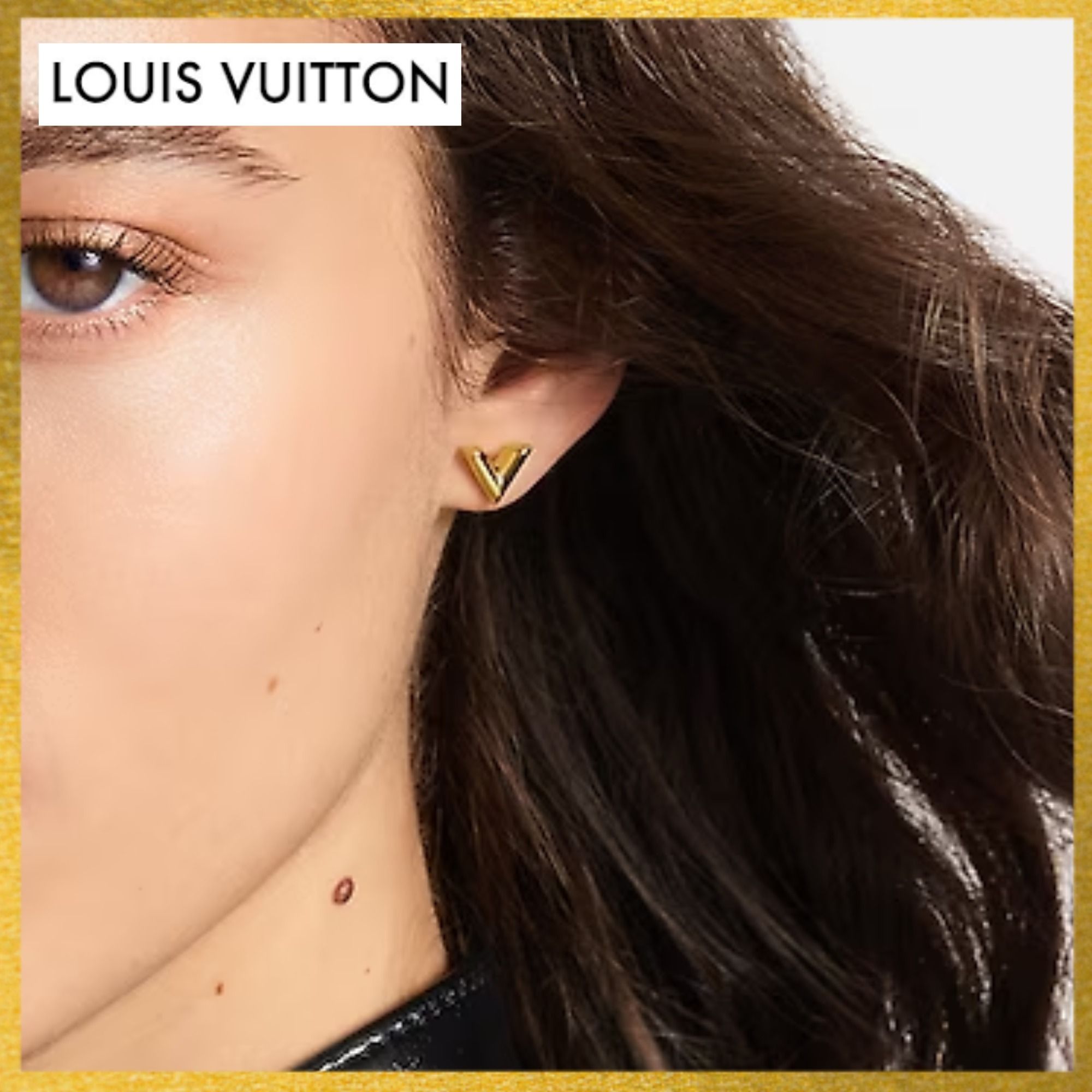 LOUIS VUITTON】エッセンシャル V スタッド ピアス☆ギフト☆ (Louis