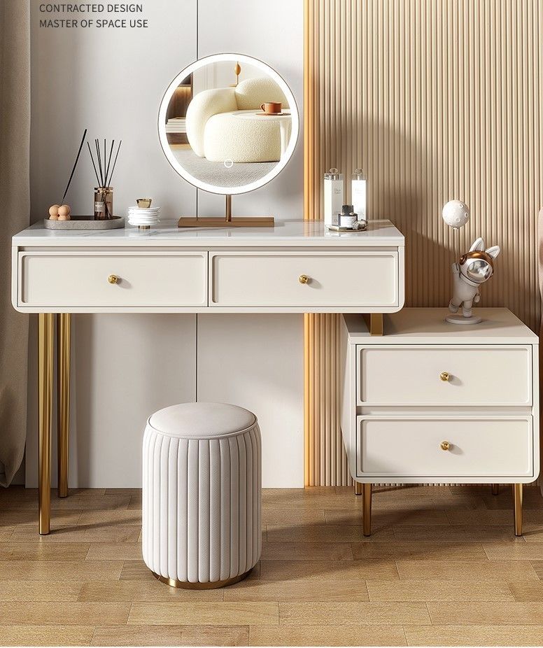 ☆人気品♪ドレッサー鏡台引き出し椅子4点セット♪送料込み (鏡台