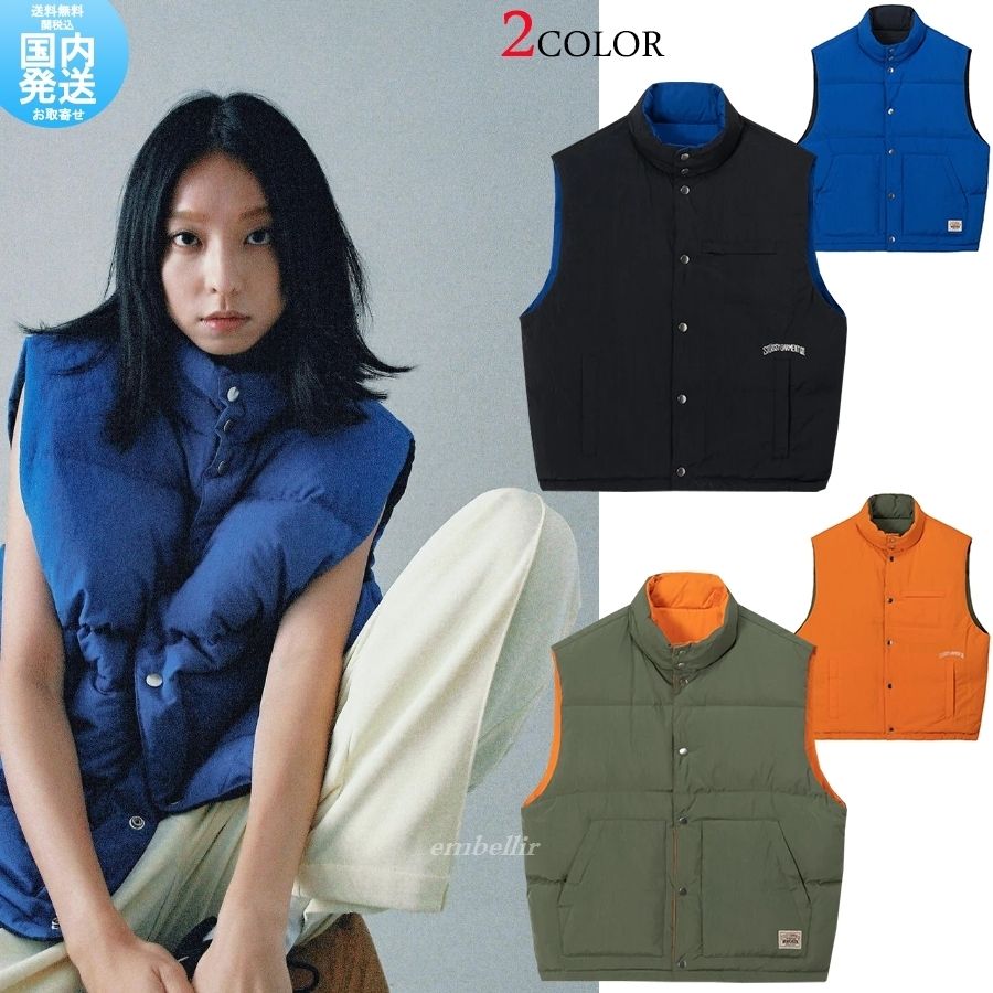 国内発送 送料関税込 STUSSY REV. DOWN WORKGEAR VEST ベスト (STUSSY