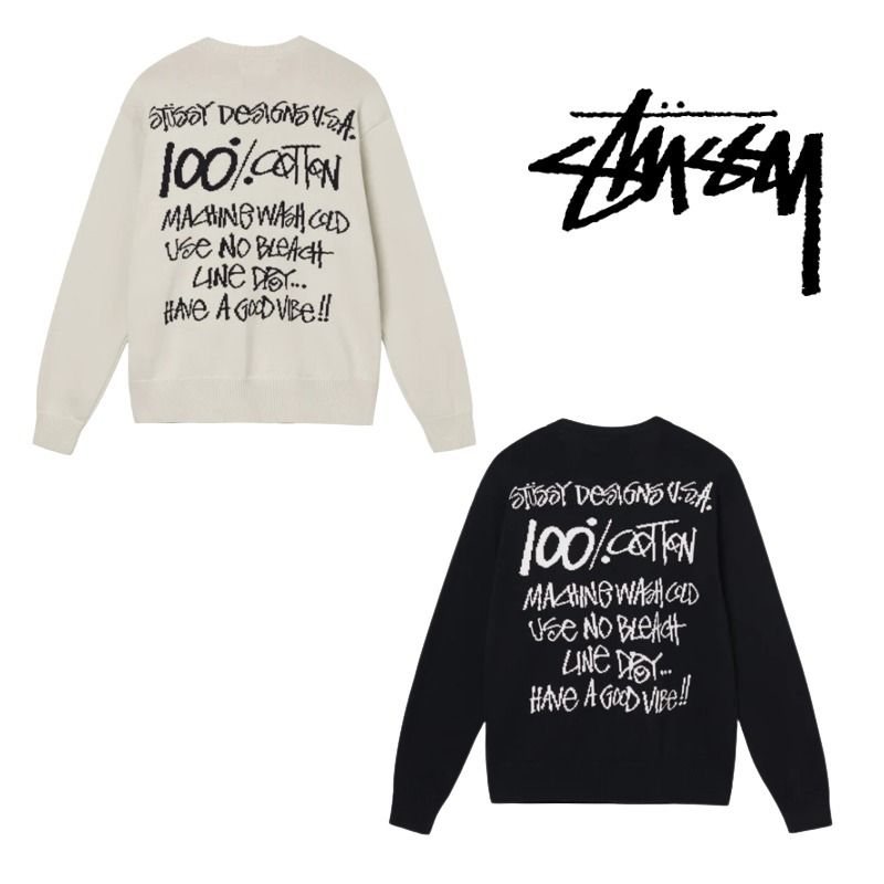 STUSSY】CARE LABEL SWEATER (STUSSY/ニット・セーター) 88536259【BUYMA】