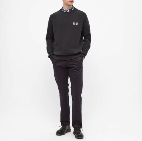 メゾン キツネ ダブル フォックス スウェット 関税送料込 (MAISON