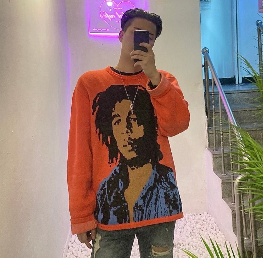 ☆人気☆【STUSSY】☆Stussy Bob Marley Sweate.r Red☆ニット