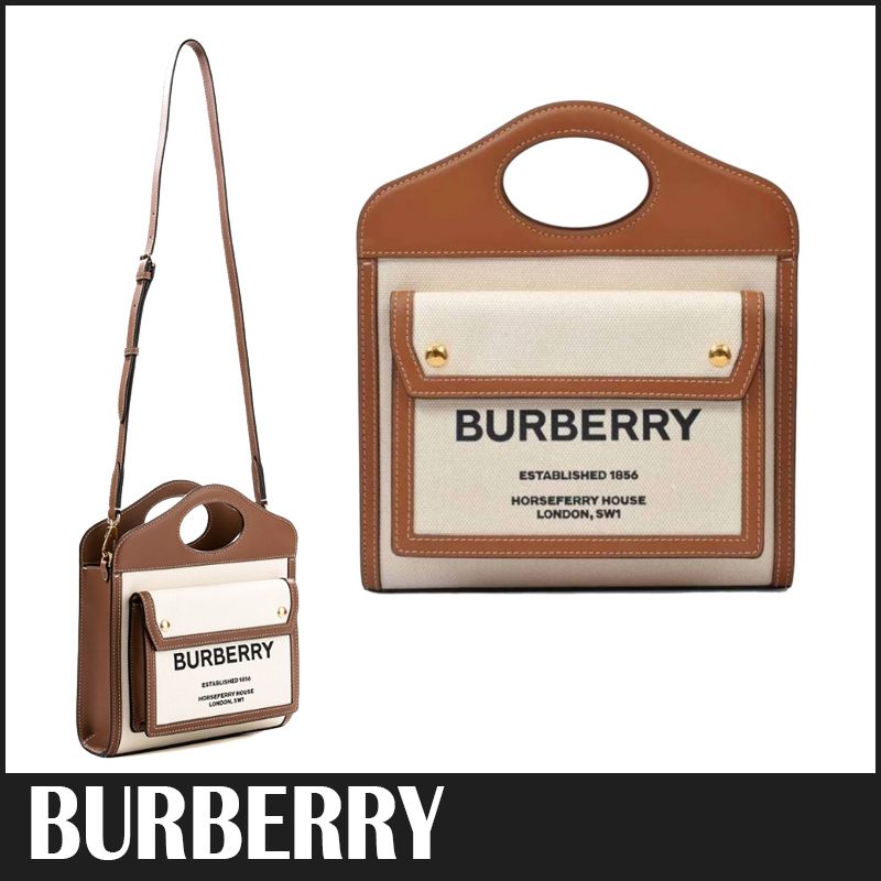 送料関税込】正規品 BURBERRY ロゴミニポケットバッグ (Burberry