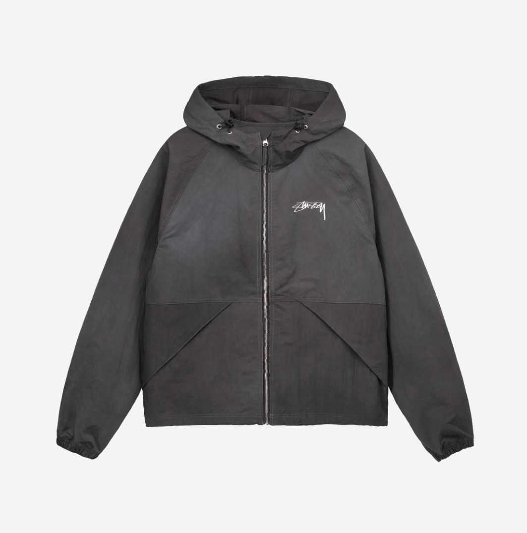 ☆関税込☆Stussy☆STUSSY Wave Dye Beach Shell Jacket Black