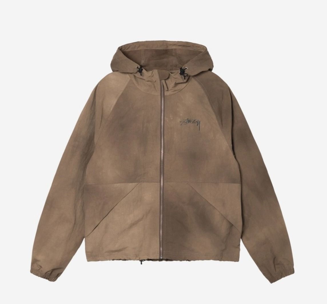 ☆人気☆【STUSSY】☆Wave Dye Beach Shell Jacke.t Brown☆ (STUSSY