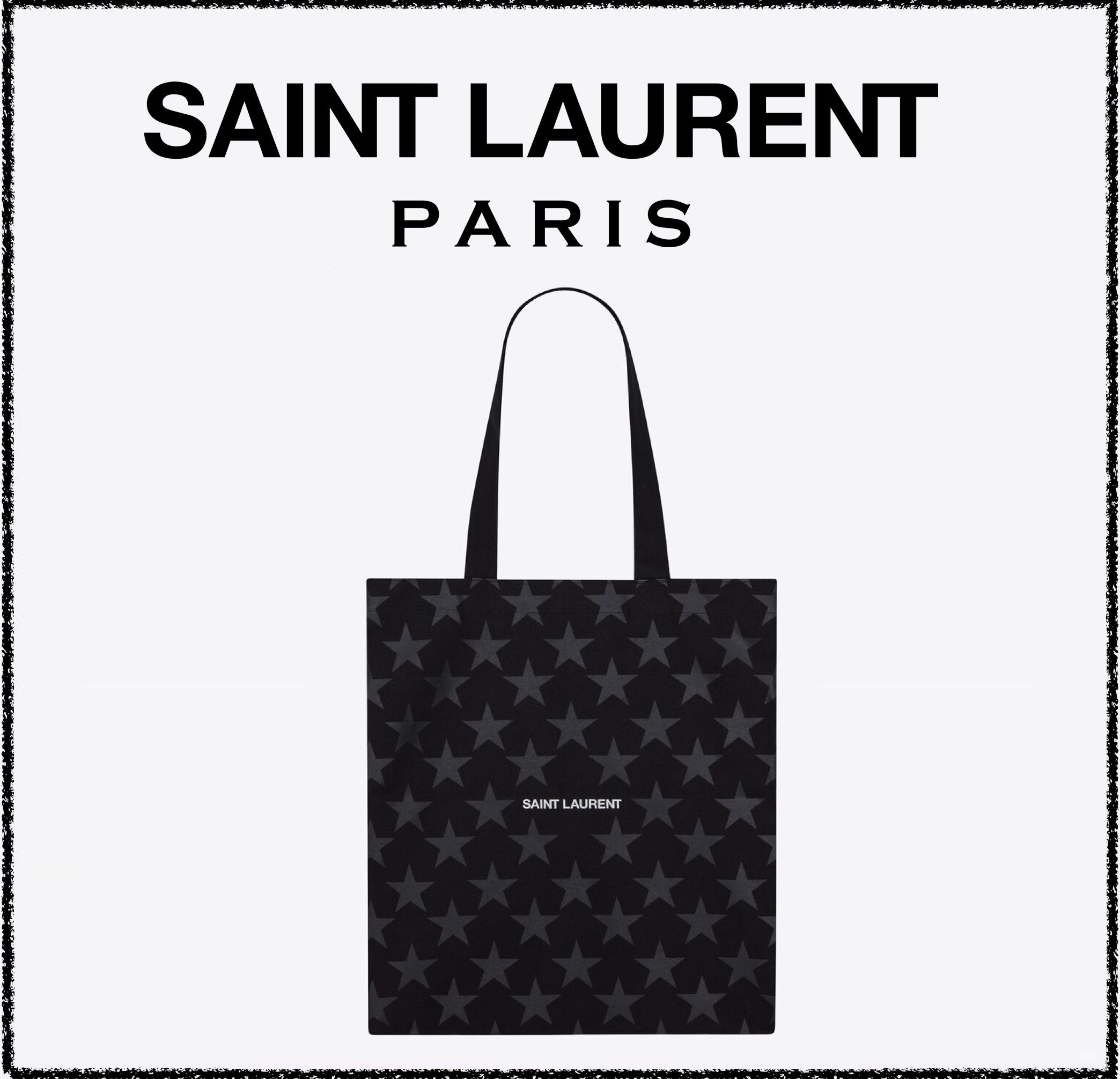 ☆Saint Laurent☆ サンローラン スター トートバッグ 星 BLACK (Saint