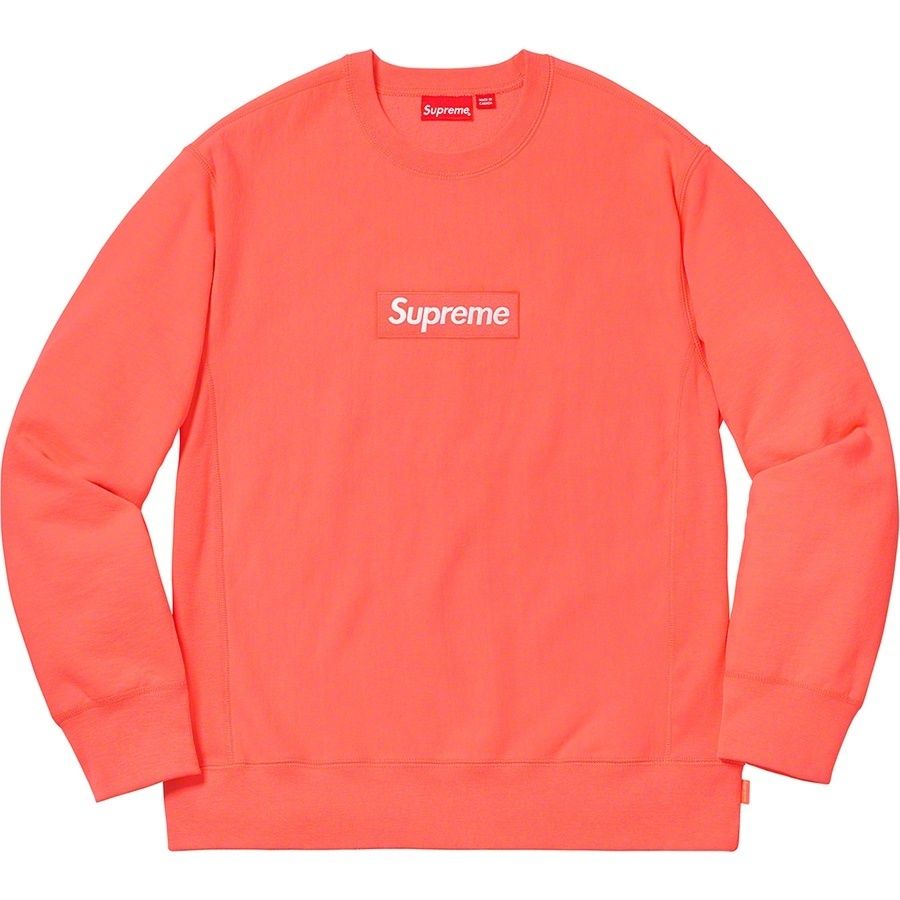FW18 Supreme Box Logo Crewneck - ボックスロゴ クルーネック