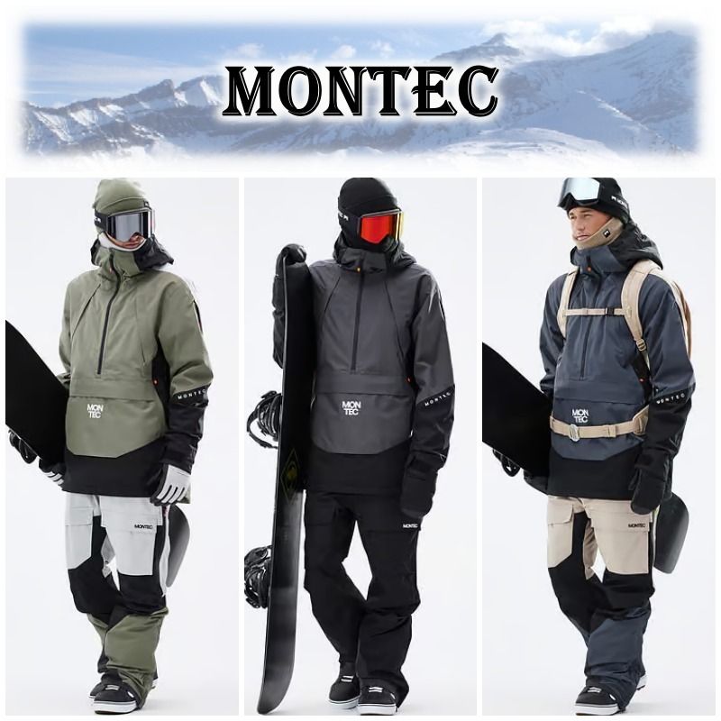 上下セット【MONTEC】Ski Snowboard Wear Men's◇JK＆ビブパンツ