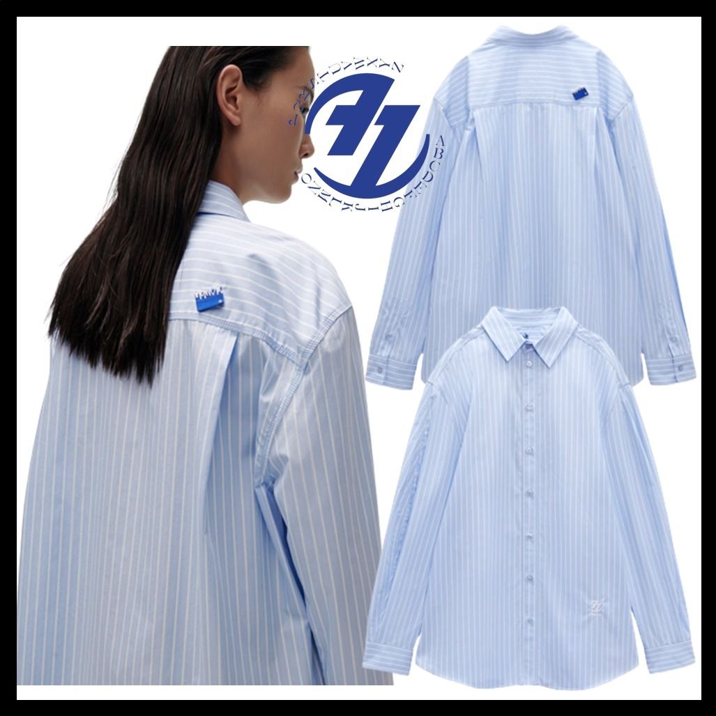 ☆関税込☆Ader Error x Zara☆Striped Poplin Shirt Stripe