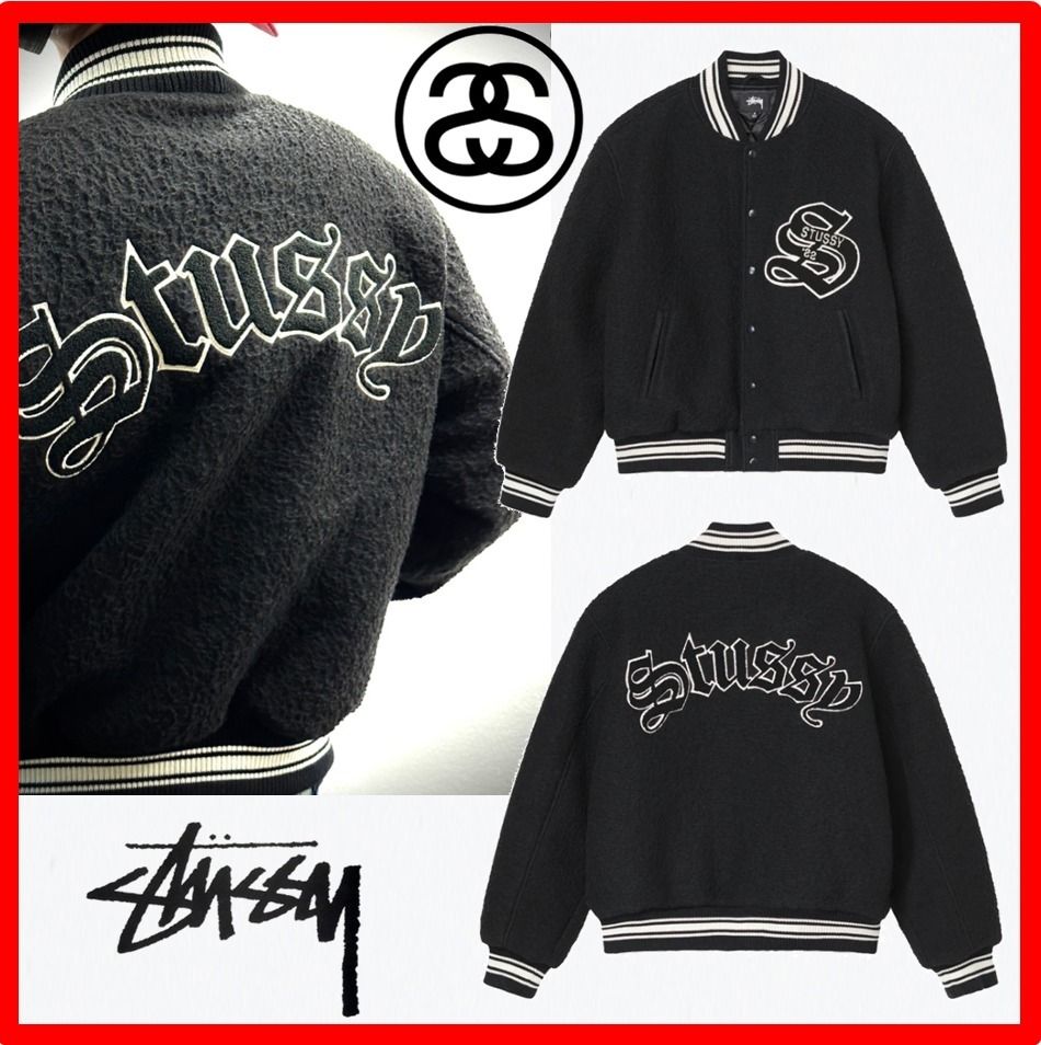 ☆【STUSSY】☆CASENTINO WOOL VARSITY JACKET☆ジャケット (STUSSY
