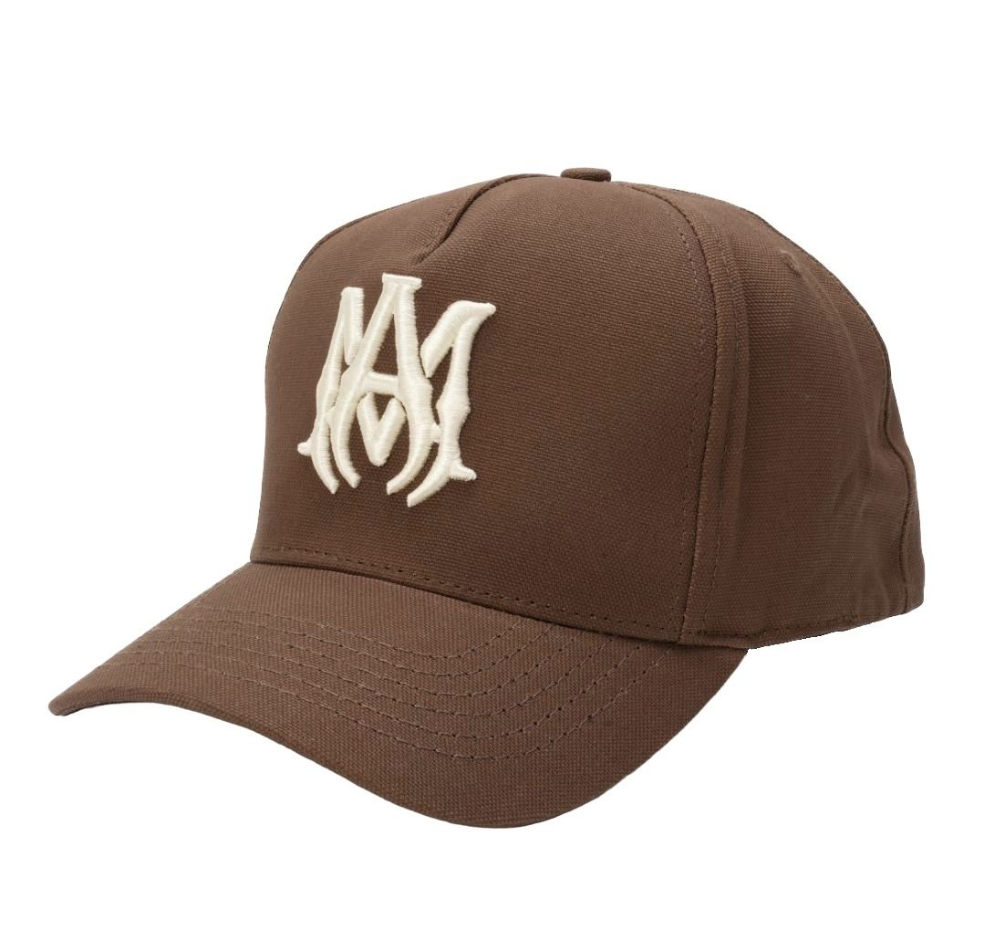 AMIRI ロゴ エンブロイダリー コットン ベースボールキャップ (AMIRI