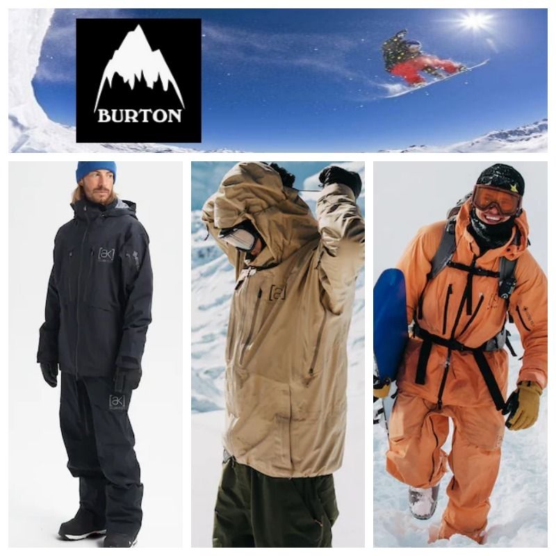 BURTON スノーボードウェア 上下 Burton】スノボウェア 上下セット