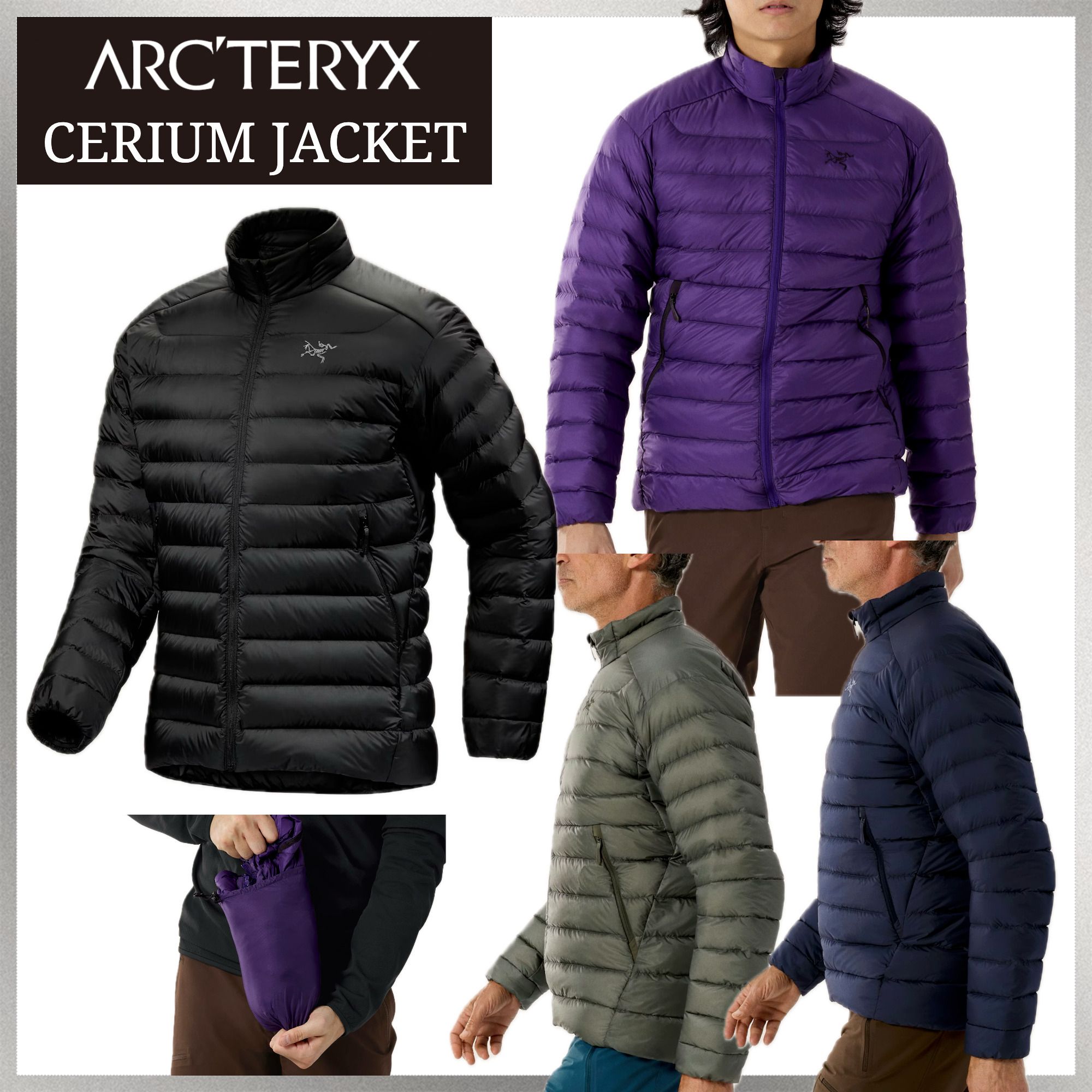 Arc'teryx☆CERIUM JACKET MEN'S 軽量 ライト ダウンジャケット (ARC