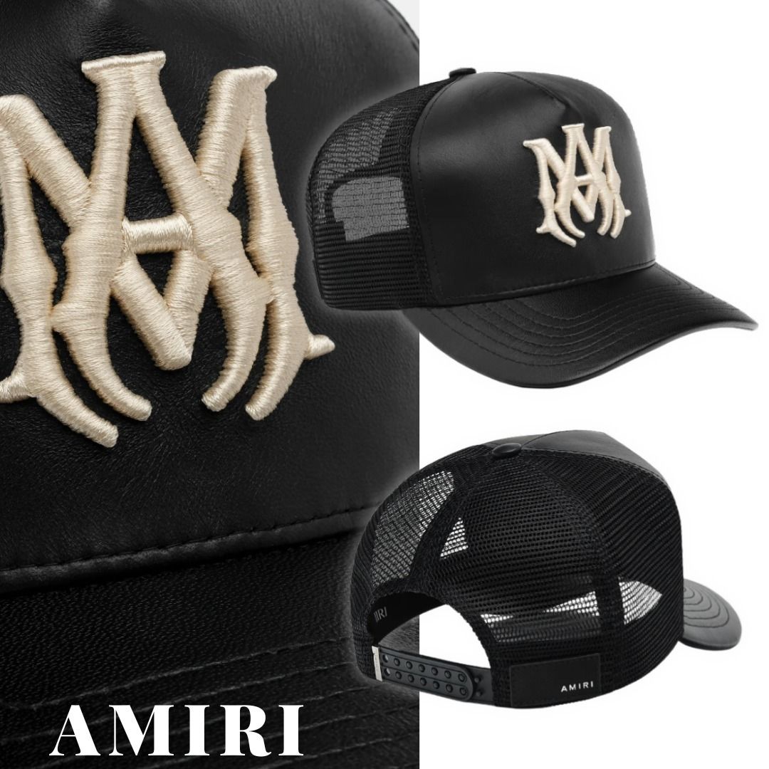 コムドットゆうたさん着用【AMIRI】MA LOGO TRUCKER HAT (AMIRI