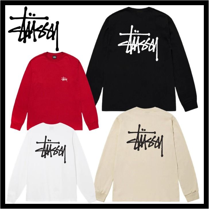 ☆送料・関税込☆Stussy☆ロゴ入り ロンT Long LS 長袖 Tシャツ