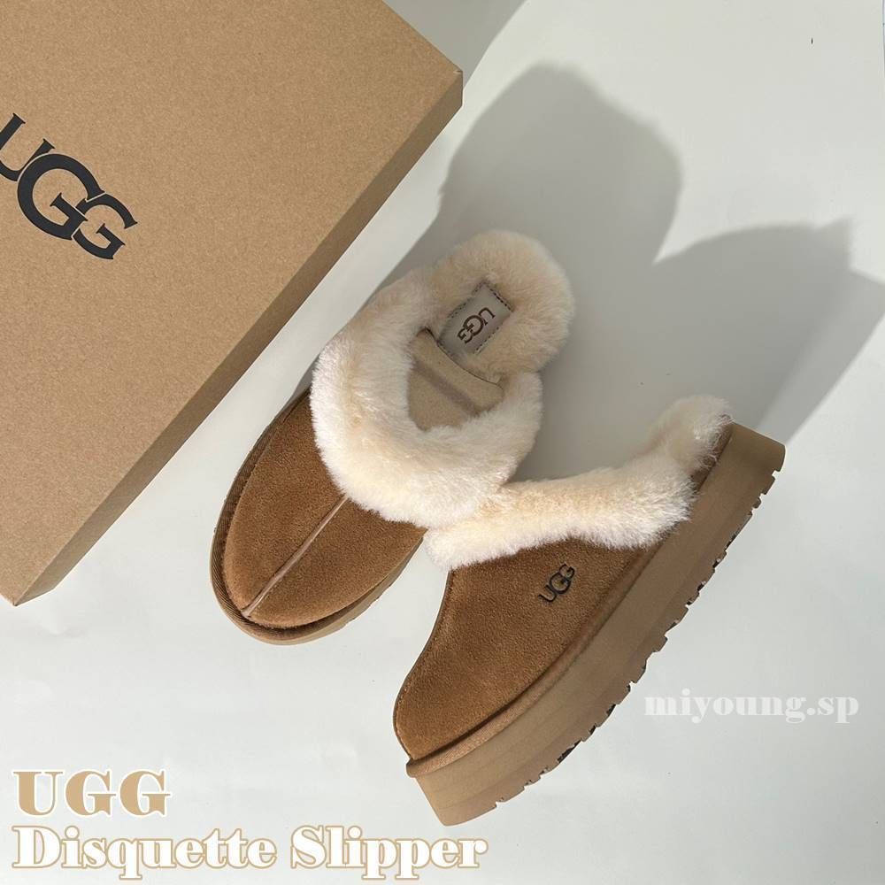UGG【関税/送料込】UGG Disquette Slipper Chestnut☆ (UGG/シューズ