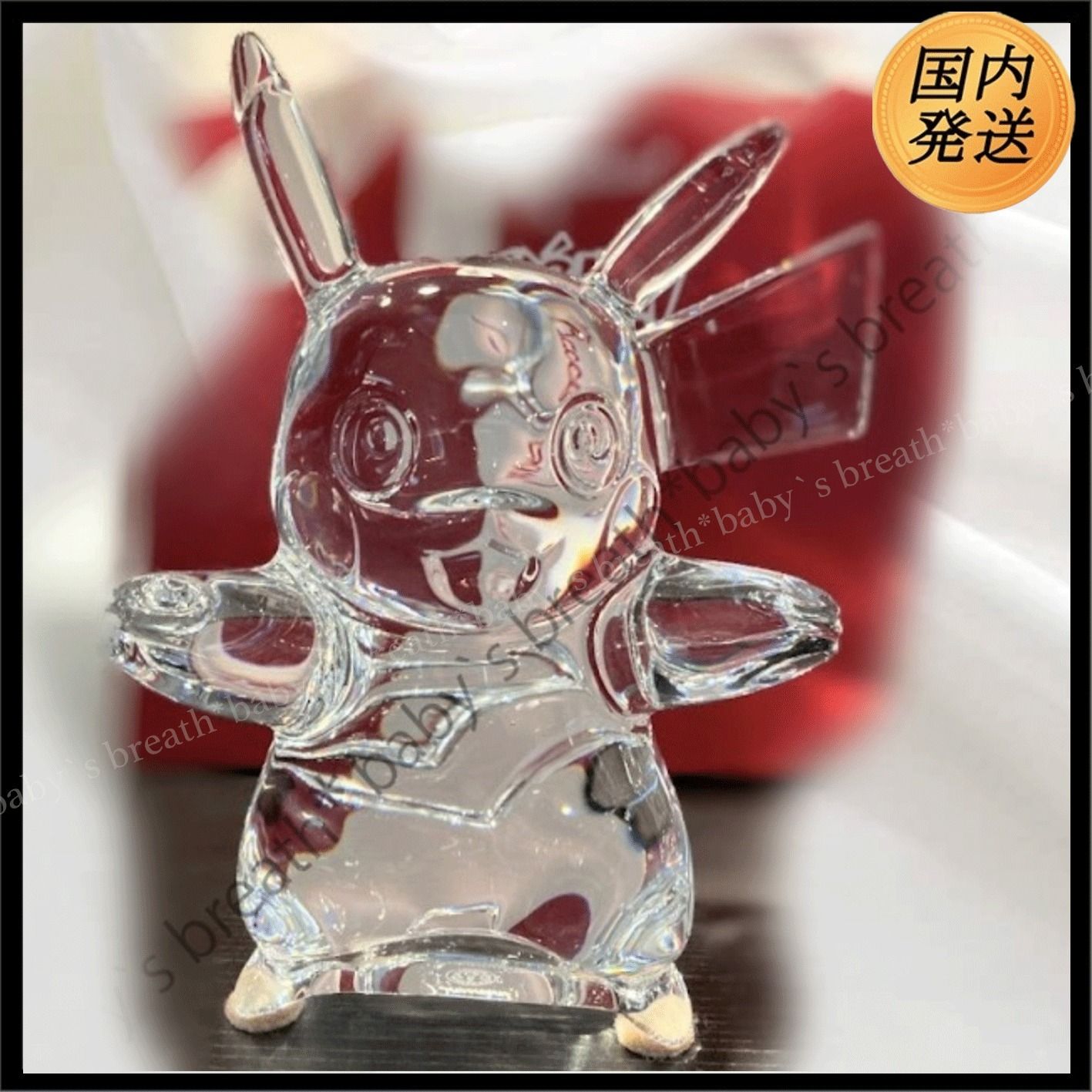 限定♪【国内発送☆Baccarat】ポケモンコレクション ピカチュウ