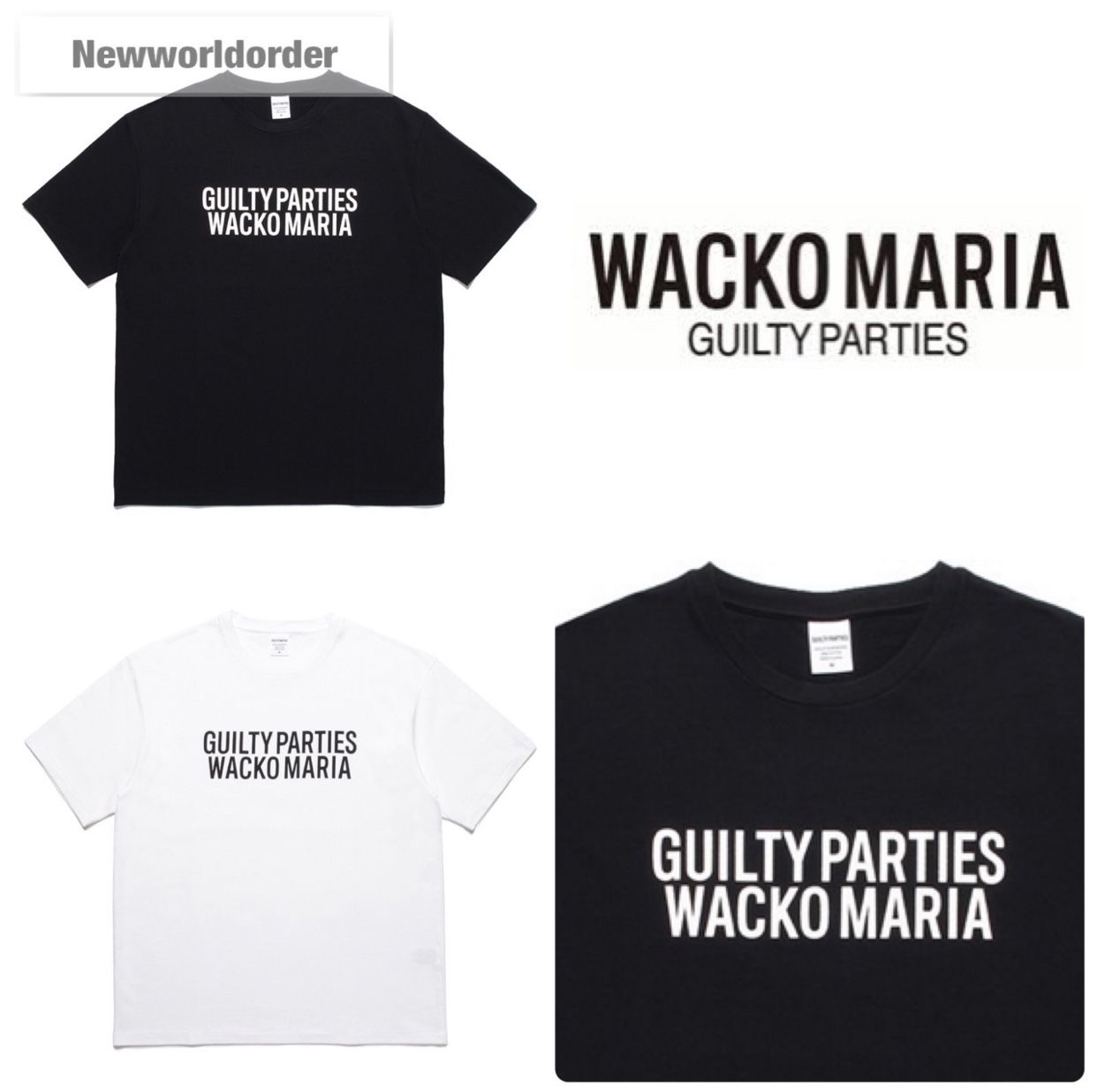 入荷後即完売 ワコマリア GUILTY PARTIES ロゴTシャツ (WACKO MARIA/T