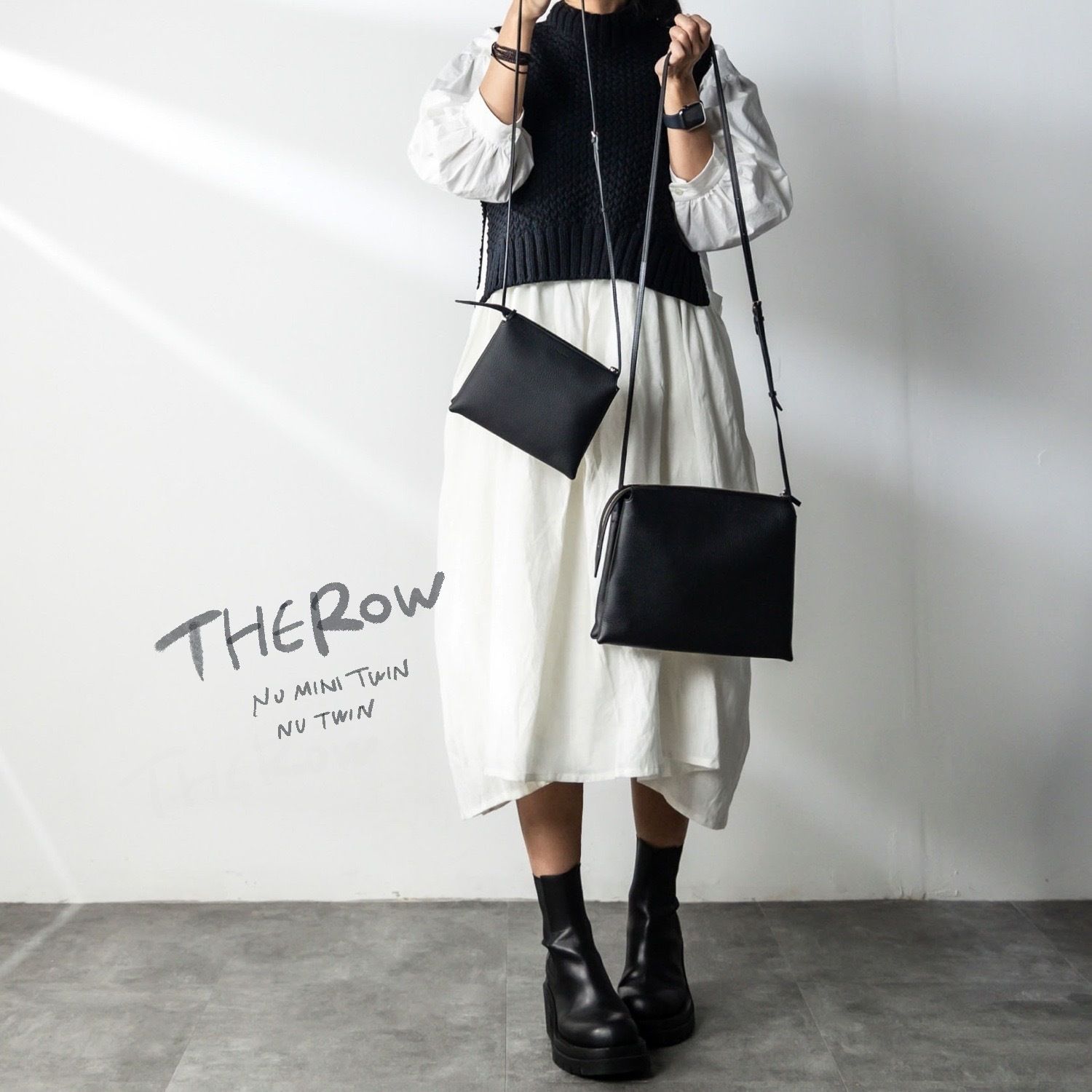 国内在庫＆即日発送】THE ROW NU TWIN LEATHER BAG (The Row
