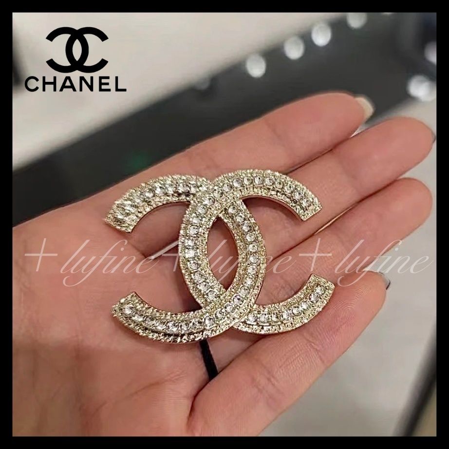 帽子や胸元でキラッと輝く♪】シャネル ゴールド ブローチ (CHANEL