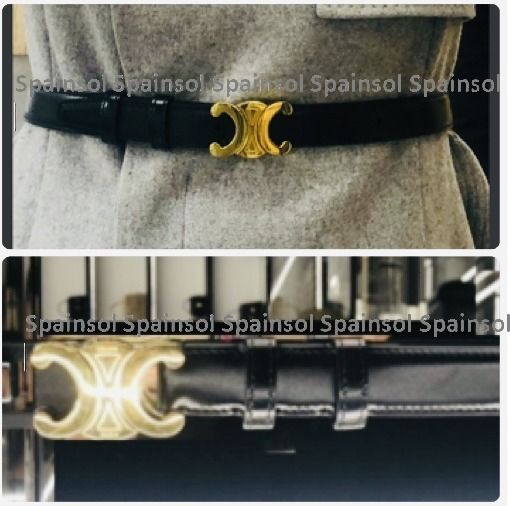 CELINE】スモール トリオンフ ベルト ナチュラルカーフスキン (CELINE