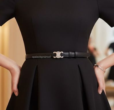 CELINE】スモール トリオンフ ベルト ナチュラルカーフスキン (CELINE