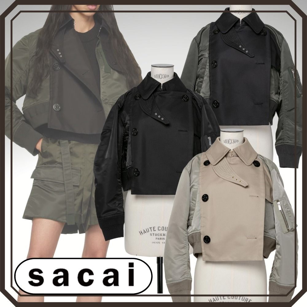◇関税込◇ *sacai* ナイロンツイル ブルゾン ジャケット (sacai