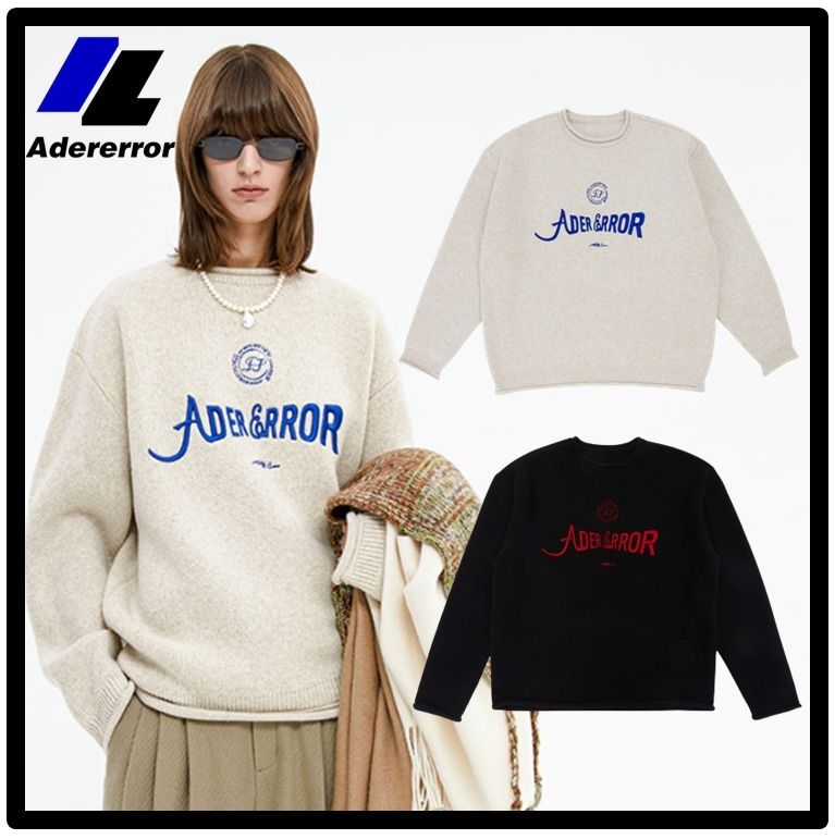 ☆関税込☆Ader Error☆Verif logo knit☆ニット☆ (ADERERROR/ニット