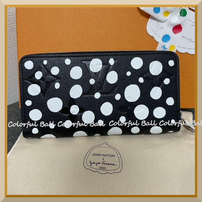 安心国内】LV ×草間 彌生 ジッピー ウォレット 長財布 (Louis Vuitton